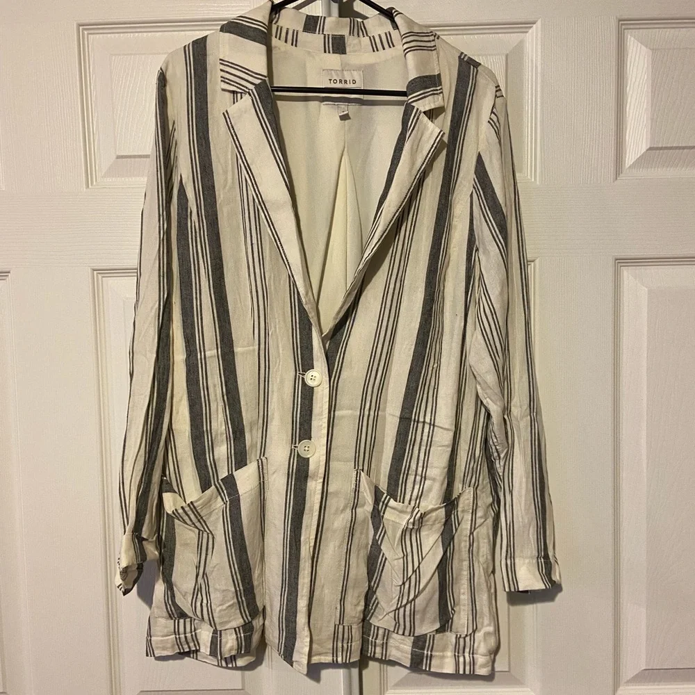Linen blazer - Picture 4 of 4